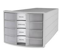 HAN Module de classement à tiroirs 1012-63 gris clair DIN A4, DIN C4 ATT.INT.NUMBER-DRAWERS: 4