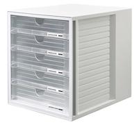 HAN Module de classement à tiroirs 1450-63 gris DIN A4, DIN C4 ATT.INT.NUMBER-DRAWERS: 5