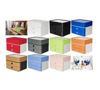 HAN 1100-12 bac de rangement de bureau Plastique Blanc