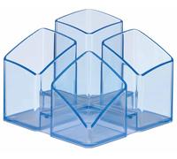 HAN Multicartes SCALA 4 compartiments bleu transparent