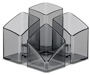 Han Multipot 4 Compartiments Transparent Gris Scala