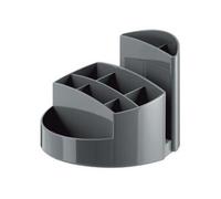 HAN multipot à crayons RONDO, 9 compartiments, rouge G