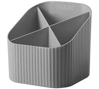 HAN Mutlipot Re-X-LOOP - dites oui au 100% recy esign moderne et jeune, pour toutes les petites fournitures de bureau, gris foncé, 17238-991