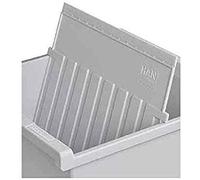 HAN Plaque de support DIN A6 paysage pour fiches et boîtes à fiches Gris clair