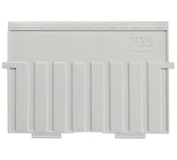 HAN Plaques de support A5 horizontal plastique gris fournitures de bureau, 5 pièces