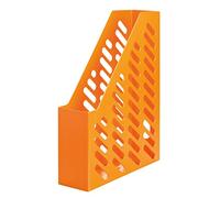 HAN Porte-revues classique, format DIN A4/C4 avec fenêtre et doigt Support élégant couleur orange
