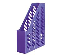 HAN 1601-57, porte-revues KLASSIK, design classique en phase avec son temps. Fonctionnel, élégant et de haute qualité. Lot de 10 unités, couleur tendance violet