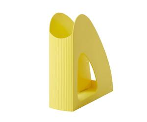 HAN Porte-revues Re-LOOP - 6 porte-revues, dites oui au 100% recyclé, moderne, design jeune, pour documents formats A4/C4, jaune, 16218-915, 76 x 239 x 256 mm