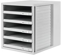 HAN Schubladenbox 1401-11 Caisson à tiroirs gris clair DIN A4 Nombre de tiroirs: 5