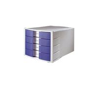 HAN Schubladenbox IMPULS Licht-Grau, bleue 1010-x-14