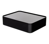 HAN SMART-ORGANIZER ALLISON - organiseur pratique avec plateau intérieur et couvercle, noir, 1110-13