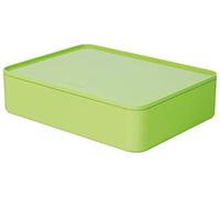 HAN SMART-ORGANIZER ALLISON - organiseur pratique avec plateau intérieur et couvercle, vert lime, 1110-80