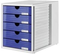 HAN Systembox 1450-14 Caisson à tiroirs gris clair DIN A4, DIN C4 Nombre de tiroirs: 5