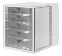 HAN Systembox 1450-63 Caisson à tiroirs gris DIN A4, DIN C4 Nombre de tiroirs: