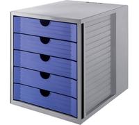 HAN SYSTEMBOX KARMA 14508-16 Caisson à tiroirs gris DIN A4, DIN C4 Nombre de tiroirs: 5