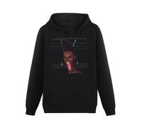 HAN XIANYAN Grace Jones Slave to The Rhythm Album Cover Men Black Cotton Hoodies Print Unisex Sweatshirts M