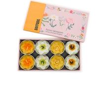 Hana Blossom Bougies parfumées Fleurs Faites à la Main Issues du Commerce équitable Coffret Cadeau