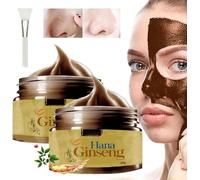 Hana Ginseng Face Mask | 2024 New Korean Hana Ginseng Peel off Face Mask | Herbal Refining Peel-Off Facial Mask,Korean Peel off Face Mask,Ginseng Mask Korean,Hana Ginseng Mask Anti Aging (2Pcs)