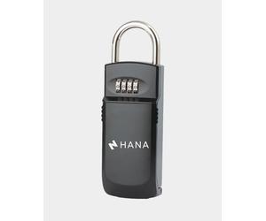 HANA Keybox - Boîte à Clés Sécurisée Haute Résistance - Cadenas à Code 4 Chiffres pour Sport - Coffre à Clés Étanche et Anti-Rayures avec Protection EVA