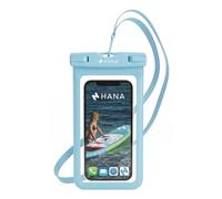 HANA Pochette Protection étanche Smartphone Universelle IPX8 Bleu - Sac Protection Telephone Portable - Jusqu'à 7" - iPhone 17 Air 16 15 14 13 12 Pro Max XS XR, Galaxy S25 24 23 Ultra, Huawei P70 Pro