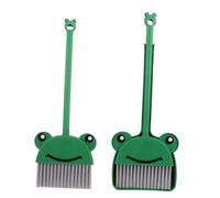 HANABASS 1 Ensemble Balai Pelle pour Enfant des Enfants Balai pour Tout-Petit Pelle balayette Joli Balai Outils d'entretien ménager pour Enfants Balai à Main Plastique Vert