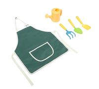 HANABASS 1 Ensemble Outils de Jardinage Mini pour Garçon Fille Kit de Plantation avec Pelle Râteau Arrosoir et Tablier Outils Pratiques pour Activités de Jardinage Plein Air
