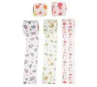 HANABASS 1 Jeu Bandes Cohésives Autoadhésives Fruits Colorés Bandages Élastiques Avocat Fraise Pour Animaux Protection 5 Rouleaux