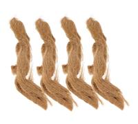 HANABASS 1 Jeu Jute Fire Starter Naturel Extérieurs pour Camping Et Randonnée Accessoires De Feu Urgence Facile À Utiliser Et Durable 4 Pièces