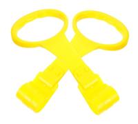 HANABASS 1 Paire Béné anneau de sécurité debout Rester enfant en âge jouer copier première exercice anneaux suspendus pour lit bébé lit de bébé anneaux pp Yellow