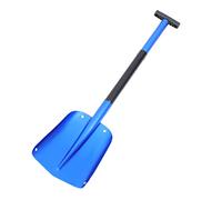 HANABASS 1 Pelle À Neige Compacte Et Pliable pour Allée Outil d'hiver pour La Glace Grattoir Léger Et Pliable Pelle d'urgence en Aluminium pour Voiture Pelle Télescopique Bleue