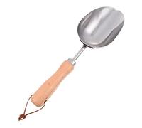 HANABASS 1 Pièce Petite Pelle de Jardin Acier Inoxydable avec Poignée Outil Pratique pour Transplanter et Planter des Plantes et Bonsai