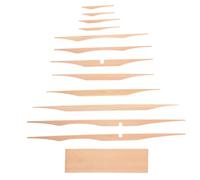 HANABASS 1 Set Kit de Renfort en Épicéa pour Guitare Acoustique Support Interne, Amélioration Stabilité Structurelle, Compatible DIY pour Construction de Guitare