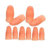 HANABASS 10 Faux Doigts en Plastique pour Magiciens, Accessoires Réalistes pour Tours de Magie, Taille Grosse, pour Spectacles et Fêtes, Lot de 10 Pièces