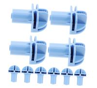 HANABASS 10 Pièces Accessoires De roulettes pour Cage à Chat Manchons De Douille De Roue Manchons De Tige De Roulette Manchons De Douille De Roulette Sky-Blue Abdos