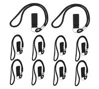 HANABASS 10 Pièces Anti-Slip Trekking Pole Wrist Straps Replacement Hand Lanyards for Hiking Poles Supportive Secure and Easy-to-Maintain Walking Stick Accessories