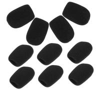 HANABASS 10 pièces Bonnet Microphone Mousse Pare Brise Microphone Standard et pour Conférence et Enregistrement