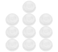HANABASS 10 Pièces Capuchons de Rechange pour Rouleau Anti-Peluches | Plastique Blanc, Remplacement Rapide, pour Vêtements et Literie, Pratique en Voyage et Voiture