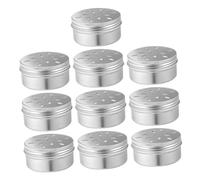 HANABASS 10 Pièces Coffret Parfum Dressage Chien Formation des Parfums De Chien Cas De Formation De Parfum De Chien Boîte D'entraînement à L'odorat du Nez Étui Portable pour Chien Aluminium