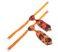 HANABASS 10 Pièces Colliers Bandana Halloween pour Chiens et Accessoires de Fête Durables et Confortables Couleurs Aléatoires Couleur Aléatoire