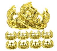 HANABASS 10 Pièces Couronnes Gonflables Aluminium Décorations de Tête Amusantes pour Fêtes Anniversaire et Accessoires de Cheveux