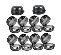 HANABASS 10 pièces Lot Caches Boutons de Cuisinière Gaz Sécurité Garçon Fille Protection Verrouillage Accident Transparent Noir Facile Installation