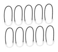 HANABASS 10 pièces Lot de Tirettes Fermeture Éclair Lumineuses Durables pour Vêtements et Sacs Cordons de Remplacement et Résistants pour Zips Extérieurs