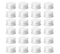 HANABASS 100 Pièces Bouchon de Bouteille en Aluminium à Vis de 20mm, Résistant aux Chocs et Adapté aux Bouteilles et Bocaux en Verre pour Voyages et Déplacements