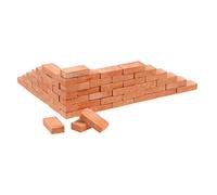 HANABASS 100 Pièces Miniature Brick Set for Fairy Garden DIY Micro Landscape Realistic Simulated Bricks for Model Building and Farm Decoration Safe and Compact Design