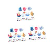 HANABASS 105 Pièces Micro Décor Résine Figurines et sous Marin Décorations Aquarium Miniatures Thème pour Accessoires de Réservoir