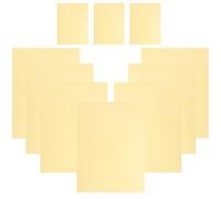 HANABASS 10pcs Panneaux de Mousse Jaunes Multifonctionnels Flexibles pour Projets Artistiques et Expositions Créatives en Arts et Loisirs