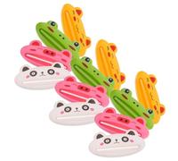 HANABASS 12 Pièces Cartoon Toothpaste Tube Squeezer For Plastic Manual Dispenser For Toothpaste Face Wash Hand Tubes