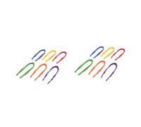 HANABASS 12 Pièces Pinces Plastiques Colorées pour Garçons et Filles Développement Motricité Fine Montessori et Activités Scientifiques Outils Dobservation et Jeu Sensoriel pour Tout Petit