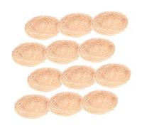 HANABASS 12pièces Lot de Nids Oiseaux Décoratifs Artificiels Mousse pour Décoration De Jardin Table