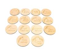 HANABASS 14pièces Cartes Jalons Pour Nourrissons Cartes De Croissance Pour Accessoires Photo Pour Étapes Mensuelles
